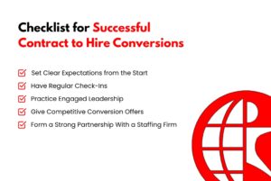 Checklist for Successful Contract to Hire Conversions