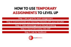Steps on how to use temporary assignments to level up